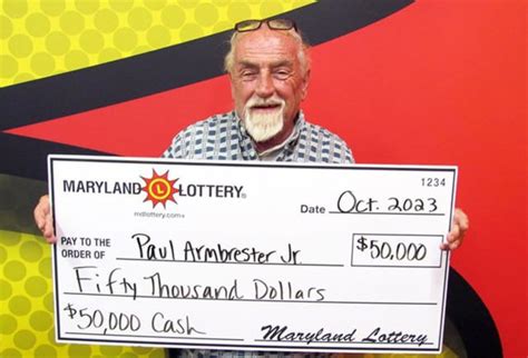 Maryland man saves $50K winning scratch-off from trash